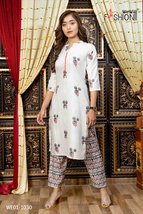 WOMEN PRINTED KURTA WITH PENT