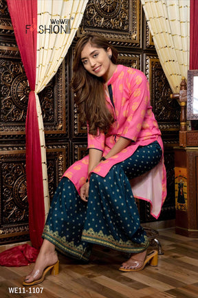 WOMEN PRINTED SHARARA SUIT